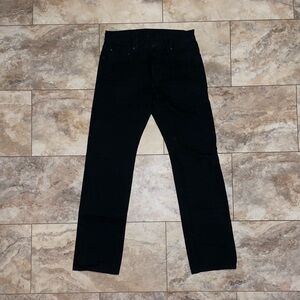 Ginew Crow Wing Handmade USA Native American Selvedge Denim Jeans Black Size 31